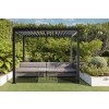 Kerti pergola MIRADOR 88 Basic 3 x 3,6m antracit